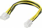 Goobay 8 Pin PCIE female - 4 Pin EPS male Cable 0.2m (51358)